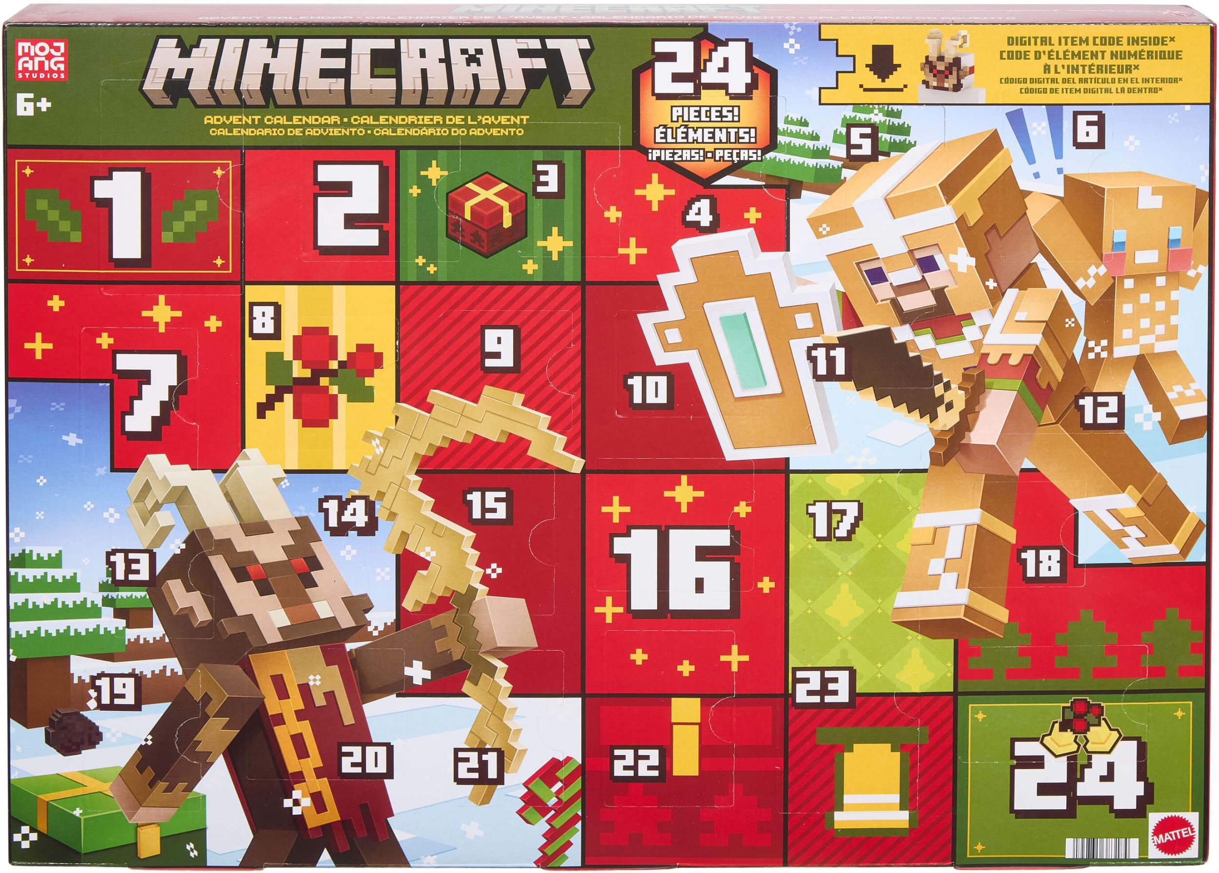Minecraft Adventes kalendārs 2026 ar figūriņu