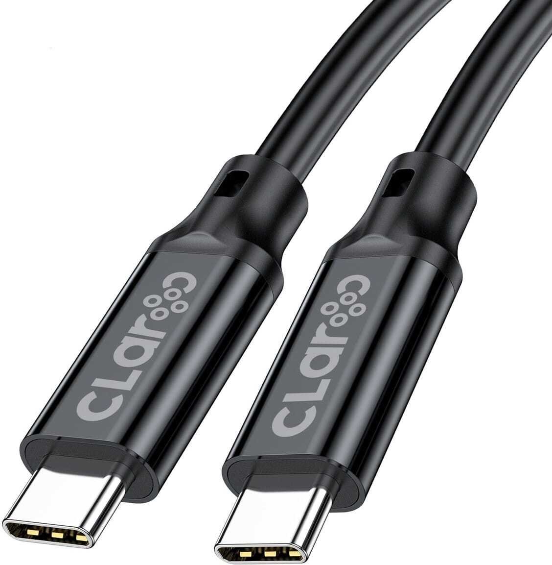 Claroc USB-C kabelis 4K@60Hz, 100W, 20