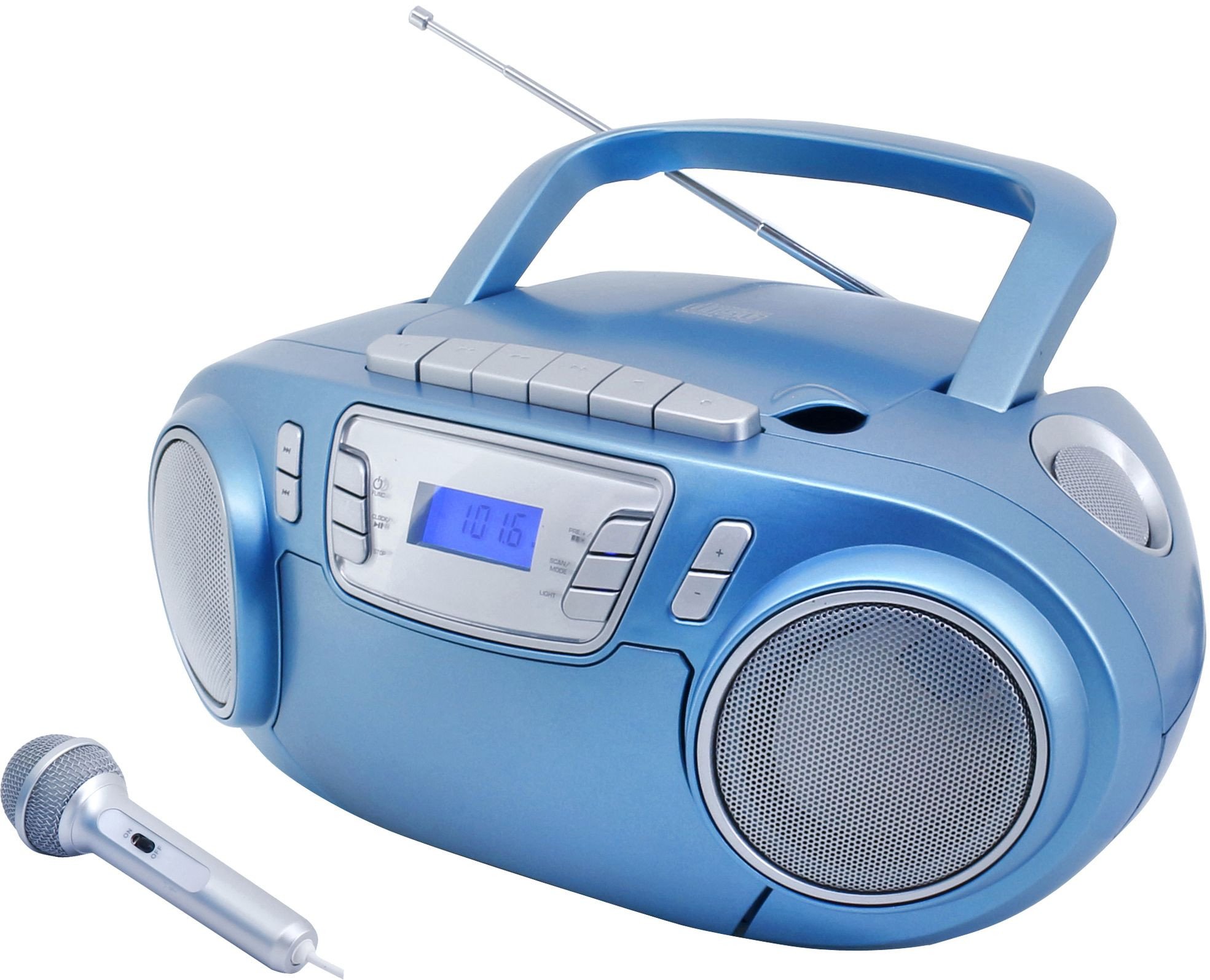 Radioatskaņotājs Soundmaster BOOMBOX SOUNDMASTER SCD5800BL FM-PLL