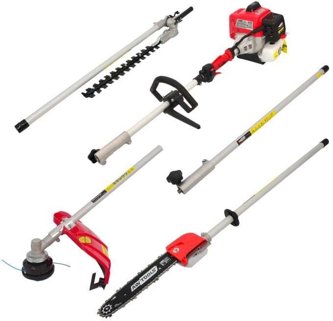 AWTools AWTOOLS Daudzfunkcionāla benzīna zāles pļāvēja