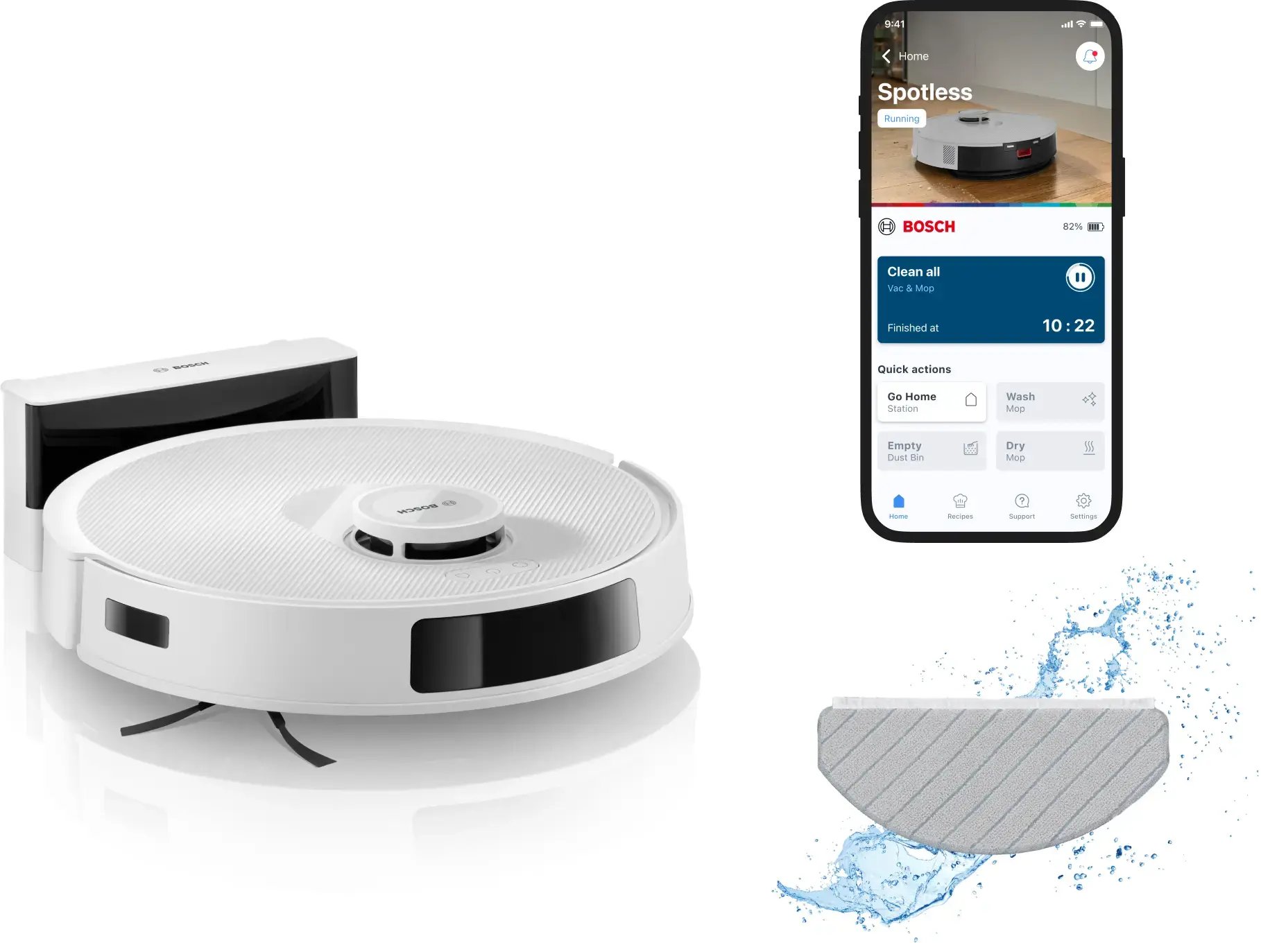 Robots putekļu sūcējs Bosch BCRC1W |
