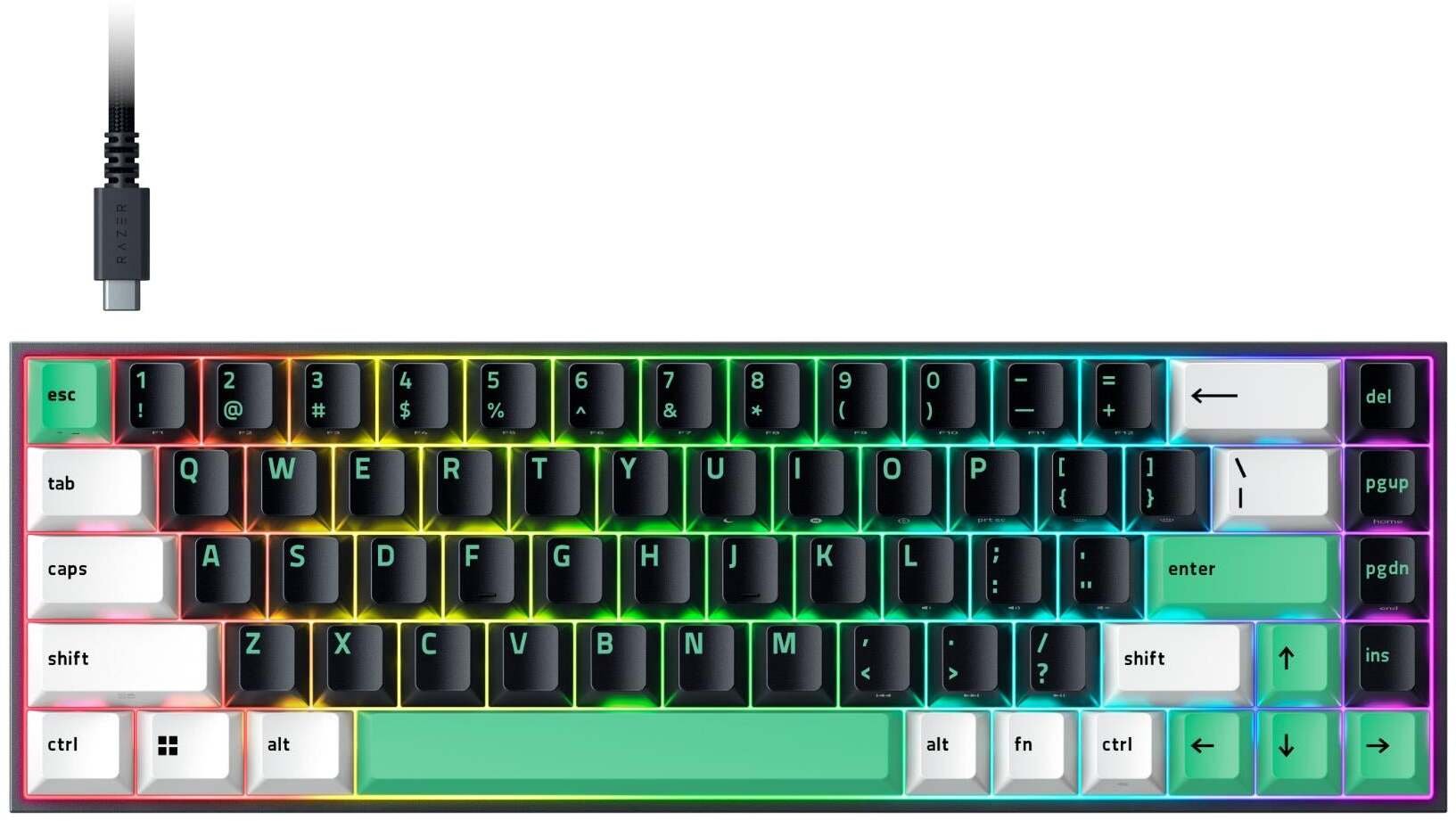 Spēļu mehāniskā tastatūra Razer Razer Reclusa