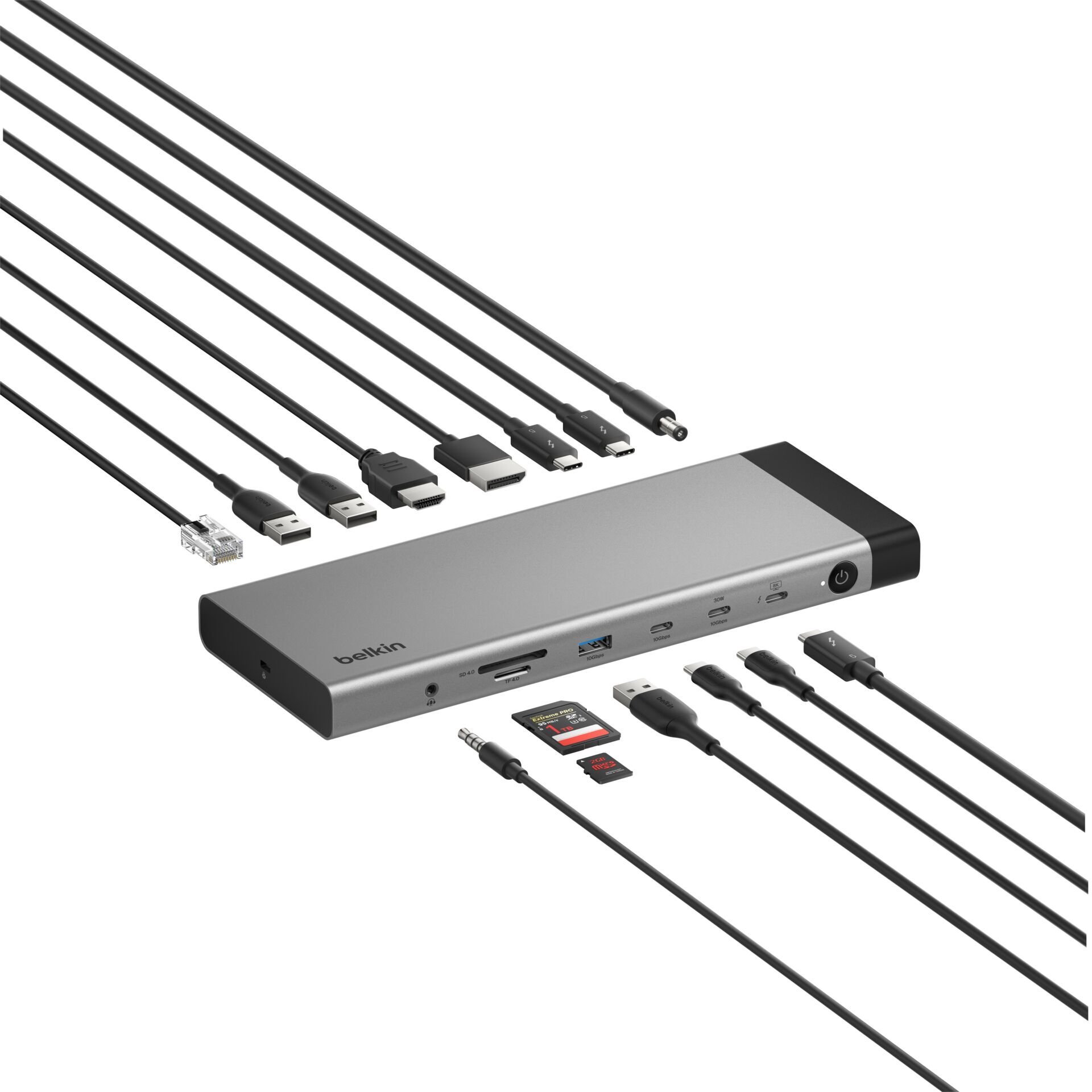 Dokstacija/replikators Belkin Connect Thunderbolt 140W 5