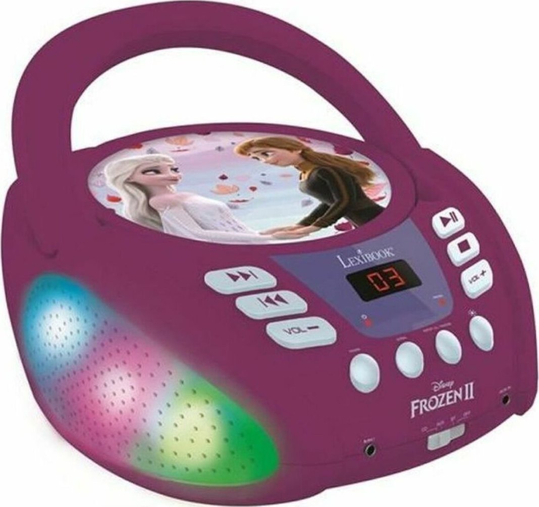 Bērnu CD atskaņotājs Lexibook Frozen LED