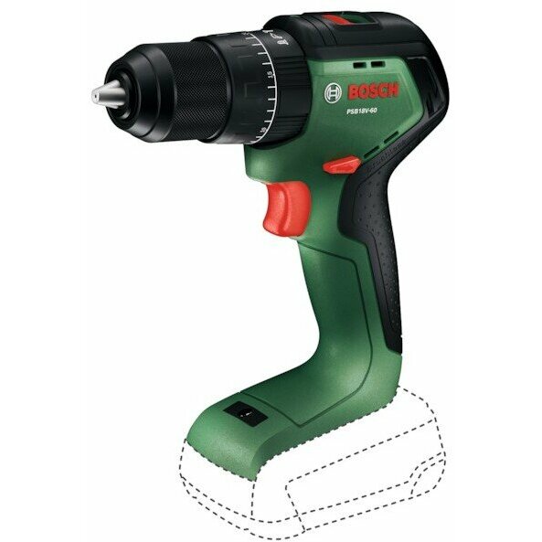 Urbjmašīna-skrūvgriezis Bosch PSB18V-60 (2x2,5Ah, CC)