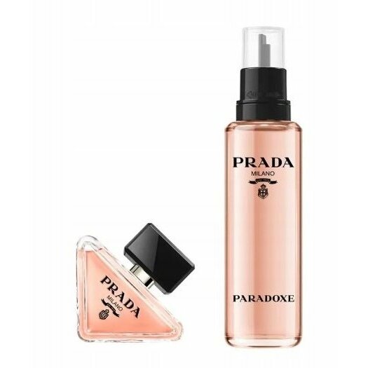 Komplekts Prada: Paradoxe, sieviešu smaržas, atkārtoti