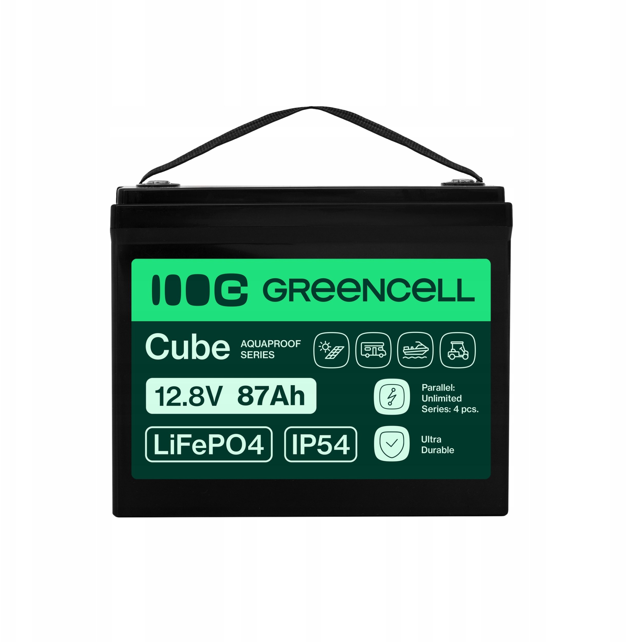 Akumulators LiFePO4 Green Cell Greencell CUBE