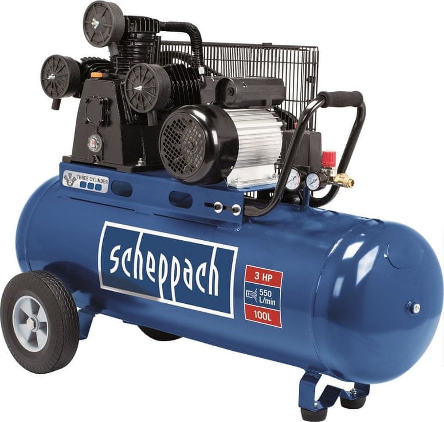 Gaisa kompresors Scheppach HC550TC 230V/ 100L