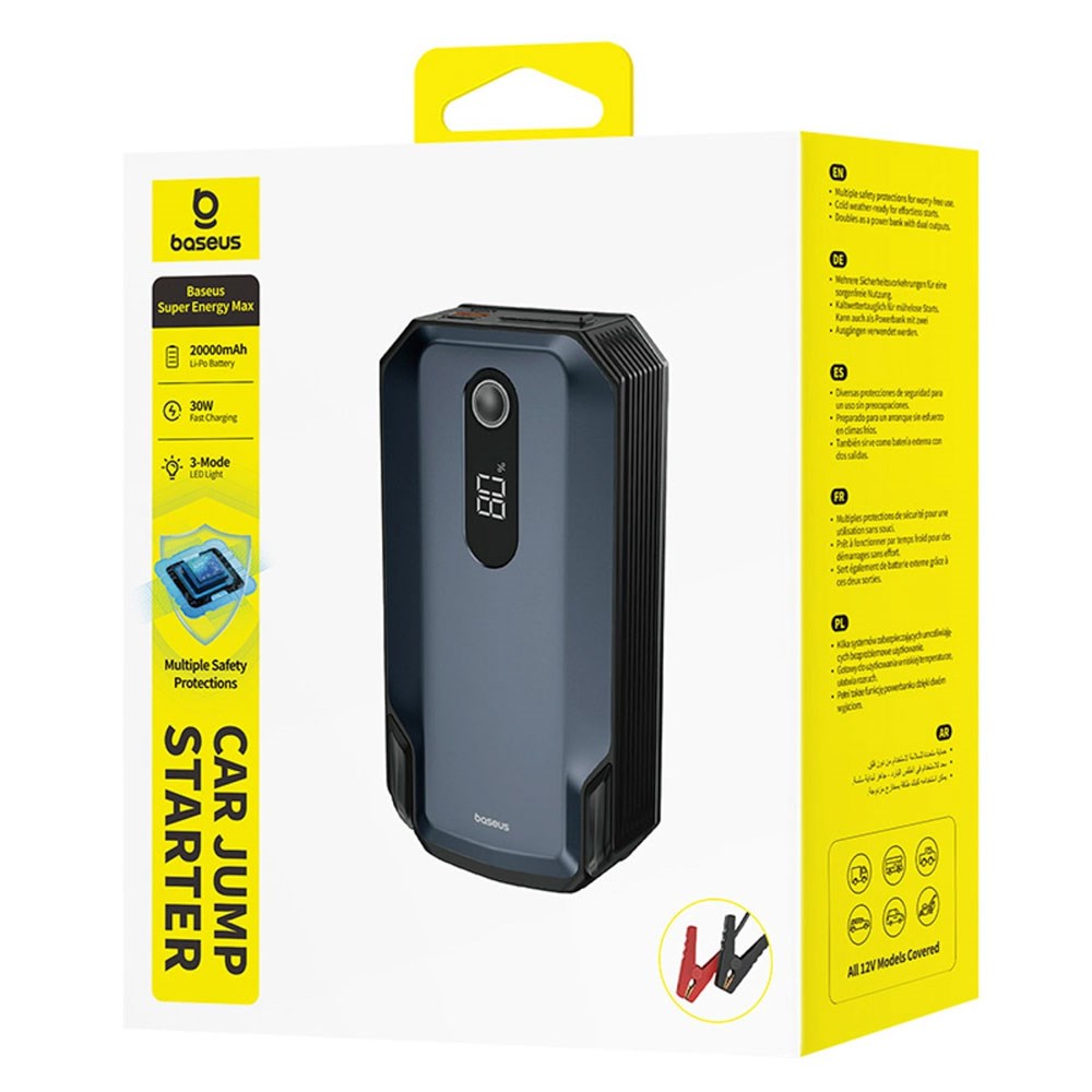 Akumulatora palaišanas ierīce Baseus Jump starter