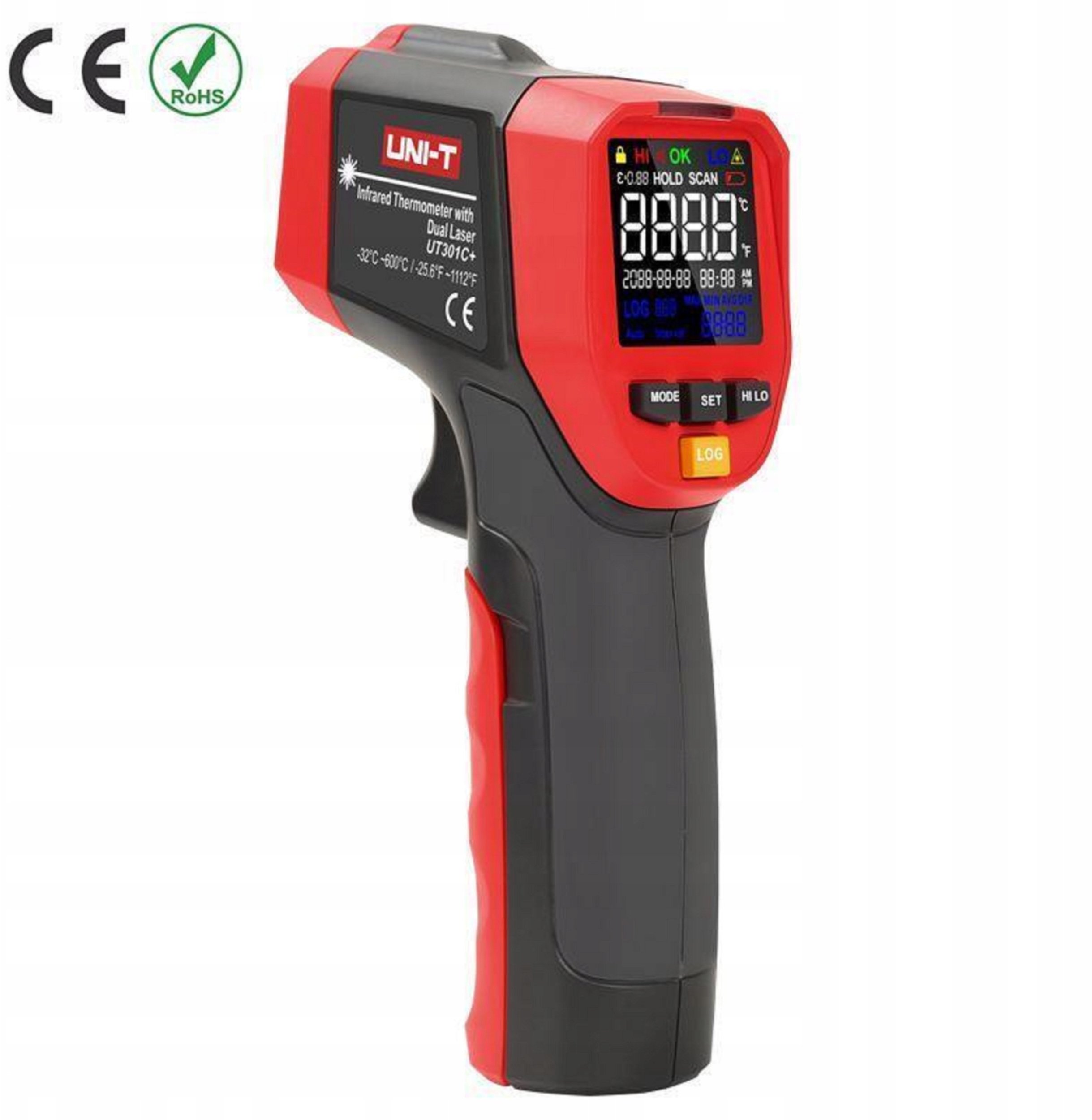 Infrasarkano staru termometrs Fluke UT300C+ UNI-T
