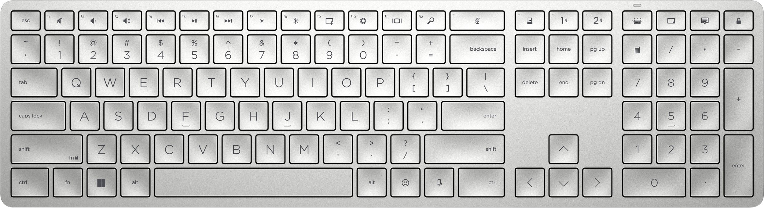 Programmējamā bezvadu tastatūra HP 970 (3Z729AA)