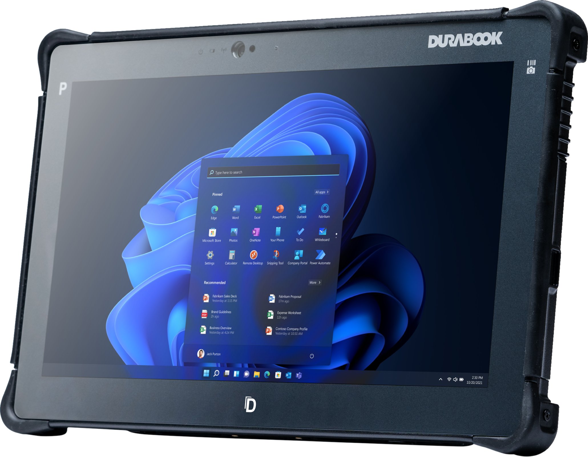 Rūpnieciskais planšetdators Durabook R11 4G LTE