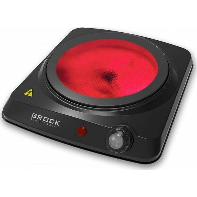 Brīvi stāvoša elektriskā plīts Brock HPI3001BK