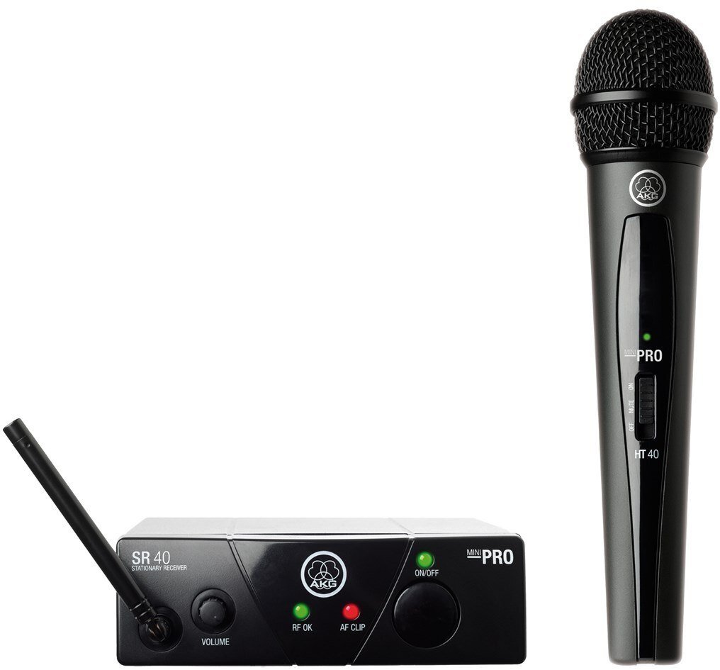 Bezvadu mikrofona komplekts AKG WMS40 Mini