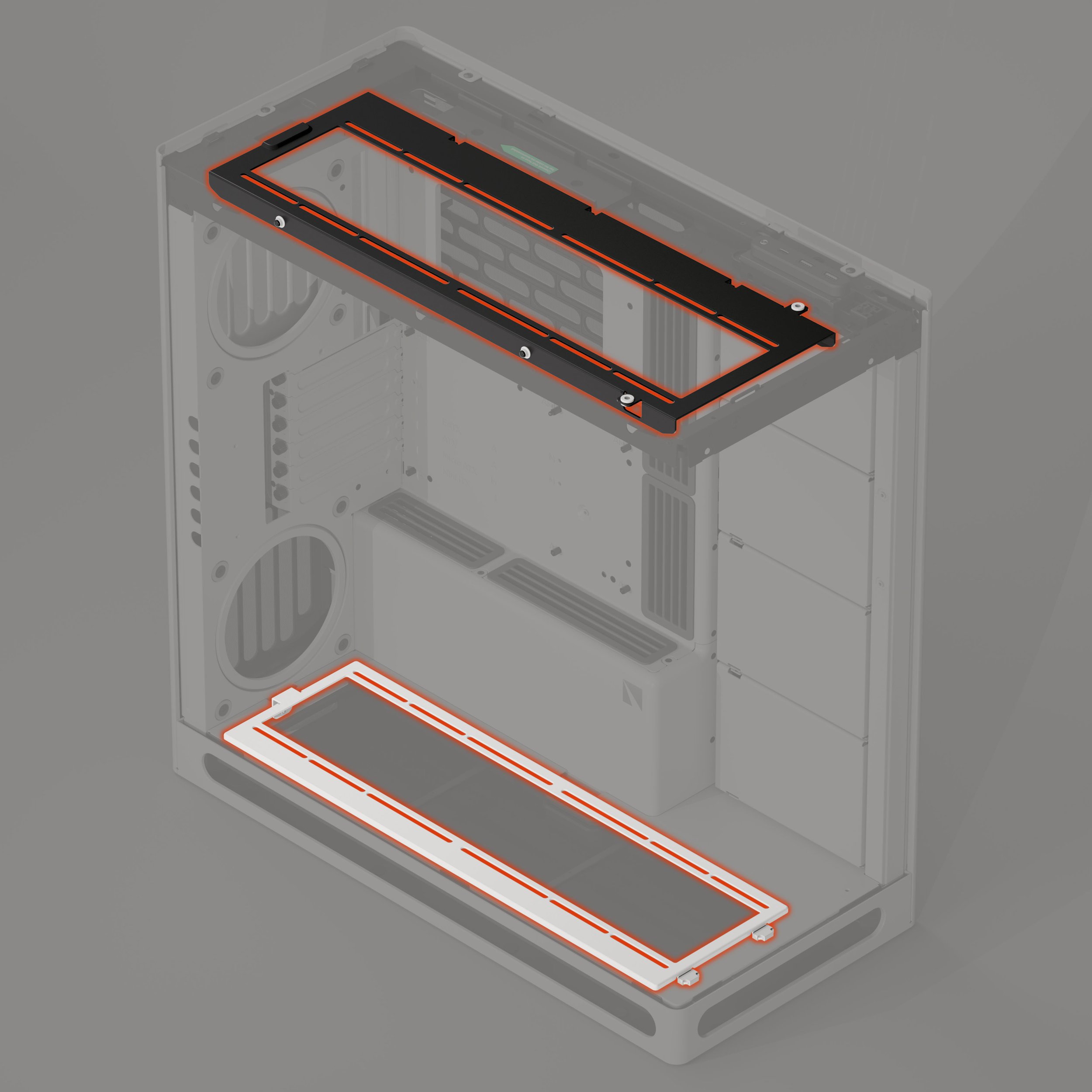 Stiprinājumi ventilatoram radiatoriem 360 mm Havn