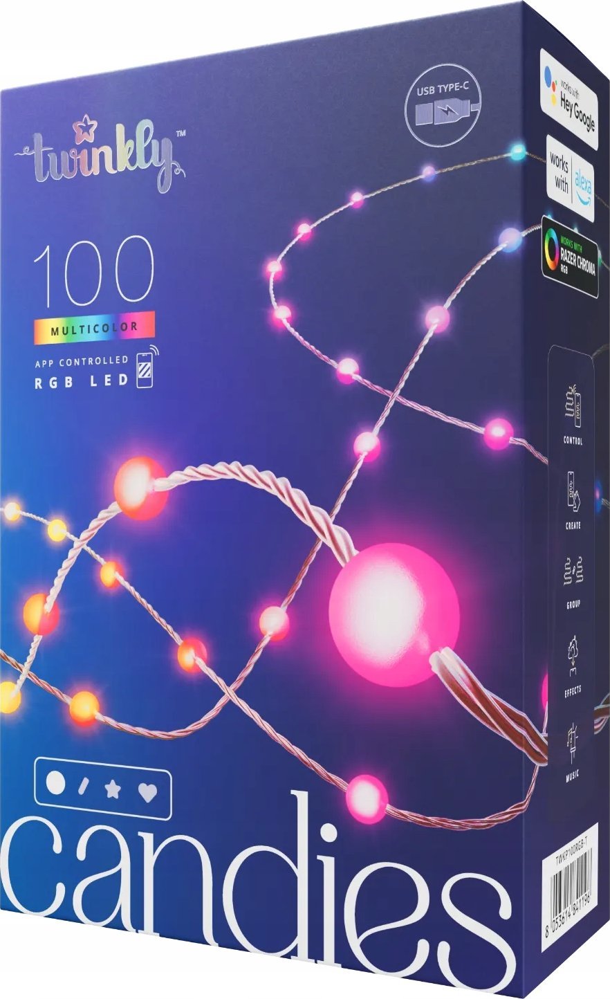 LED gaismas Twinkly Candies TWKP100RGB-T |