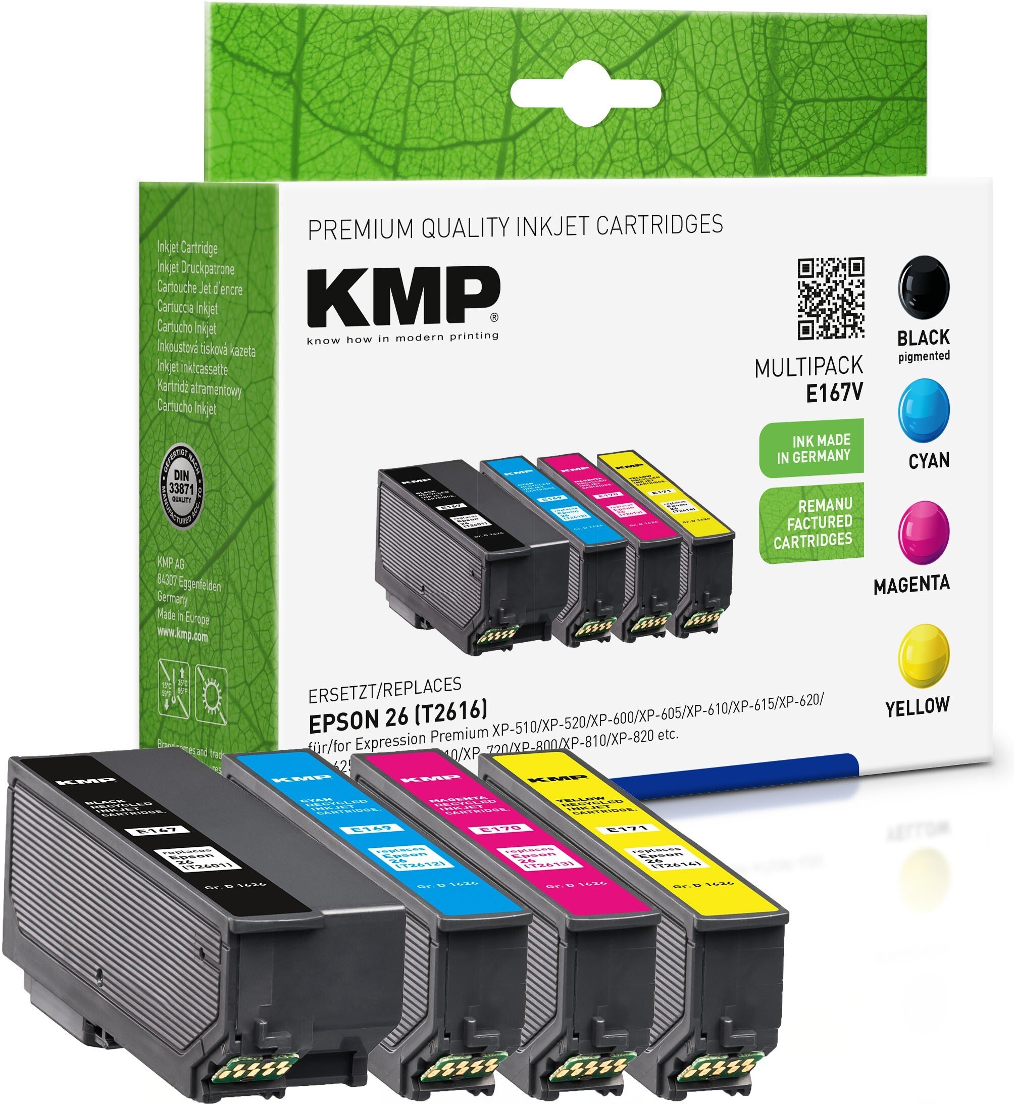 Tintes kārtridžs KMP Epson T2616 comp