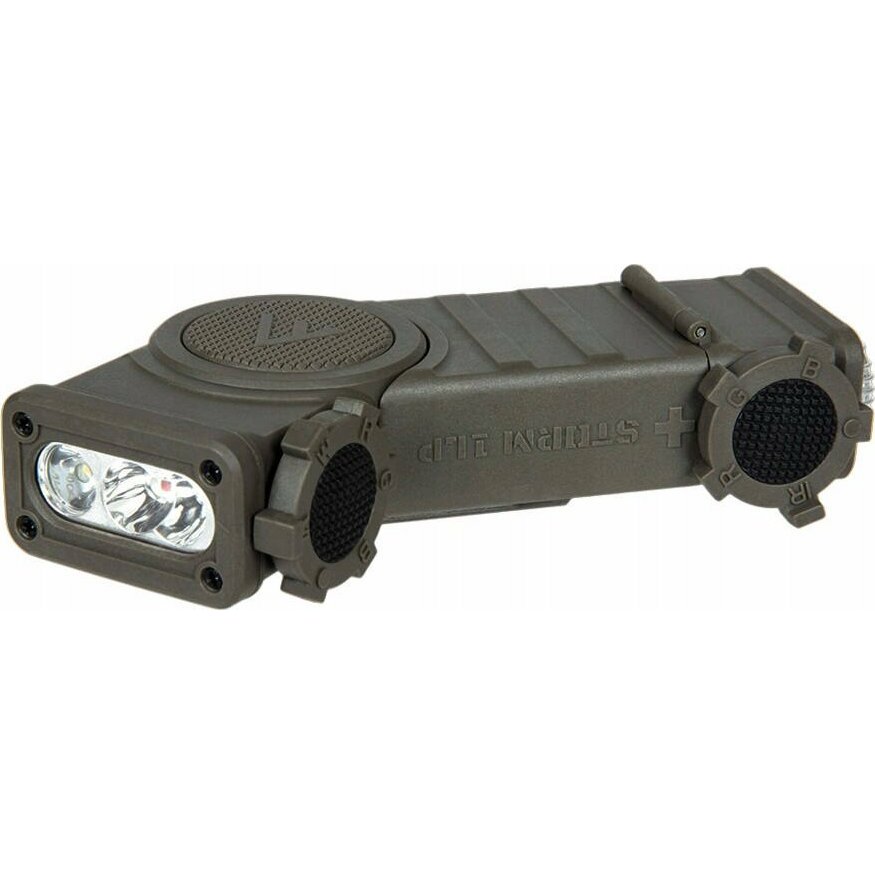 Lukturis MacTronic 90lm+RGB+IR taktisks lukturis ķiveres