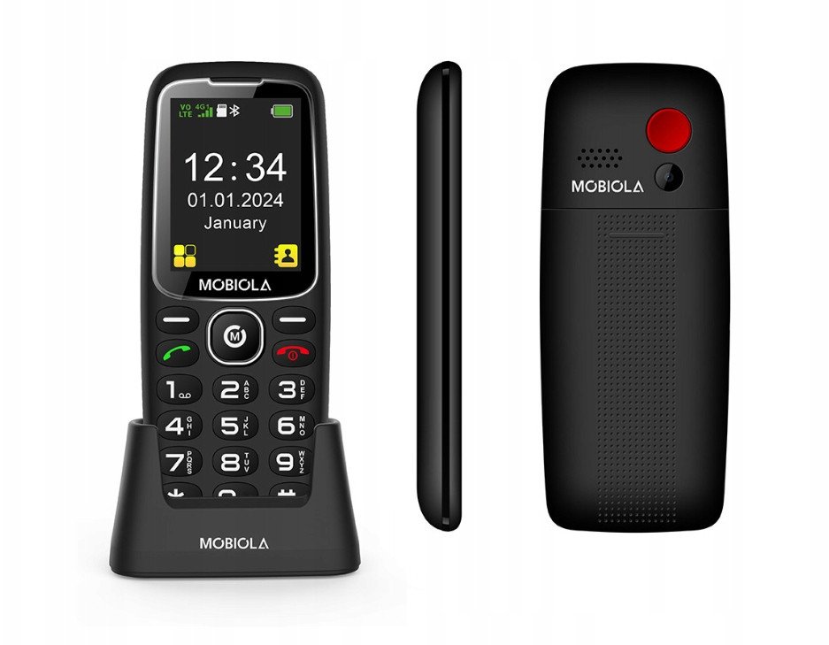 Viedtālrunis Mobiola MB4120 Black | MB4120BLK