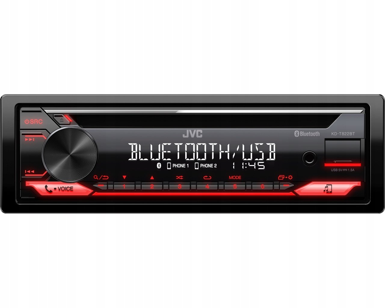Auto radio JVC KD-T822BT CD/USB MP3/WMA