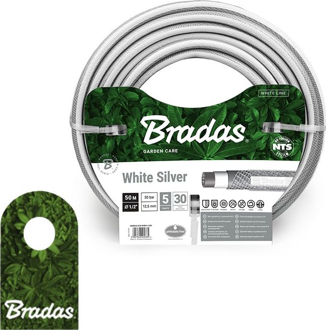Dārza šļūtene 1/2" 50m NTS WHITE