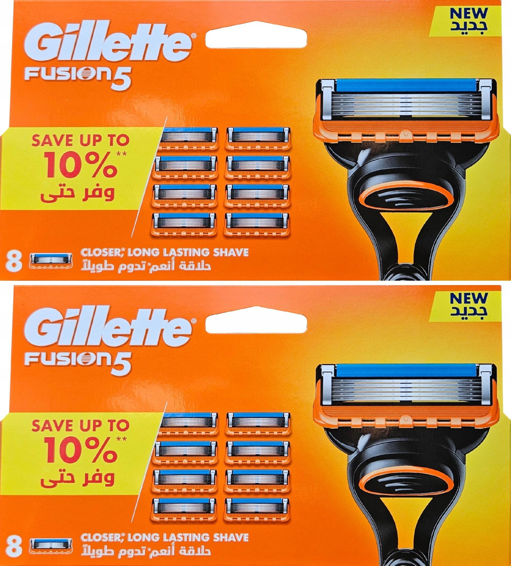 Asmeņi skuveklim Gillette Fusion5, 16 gab
