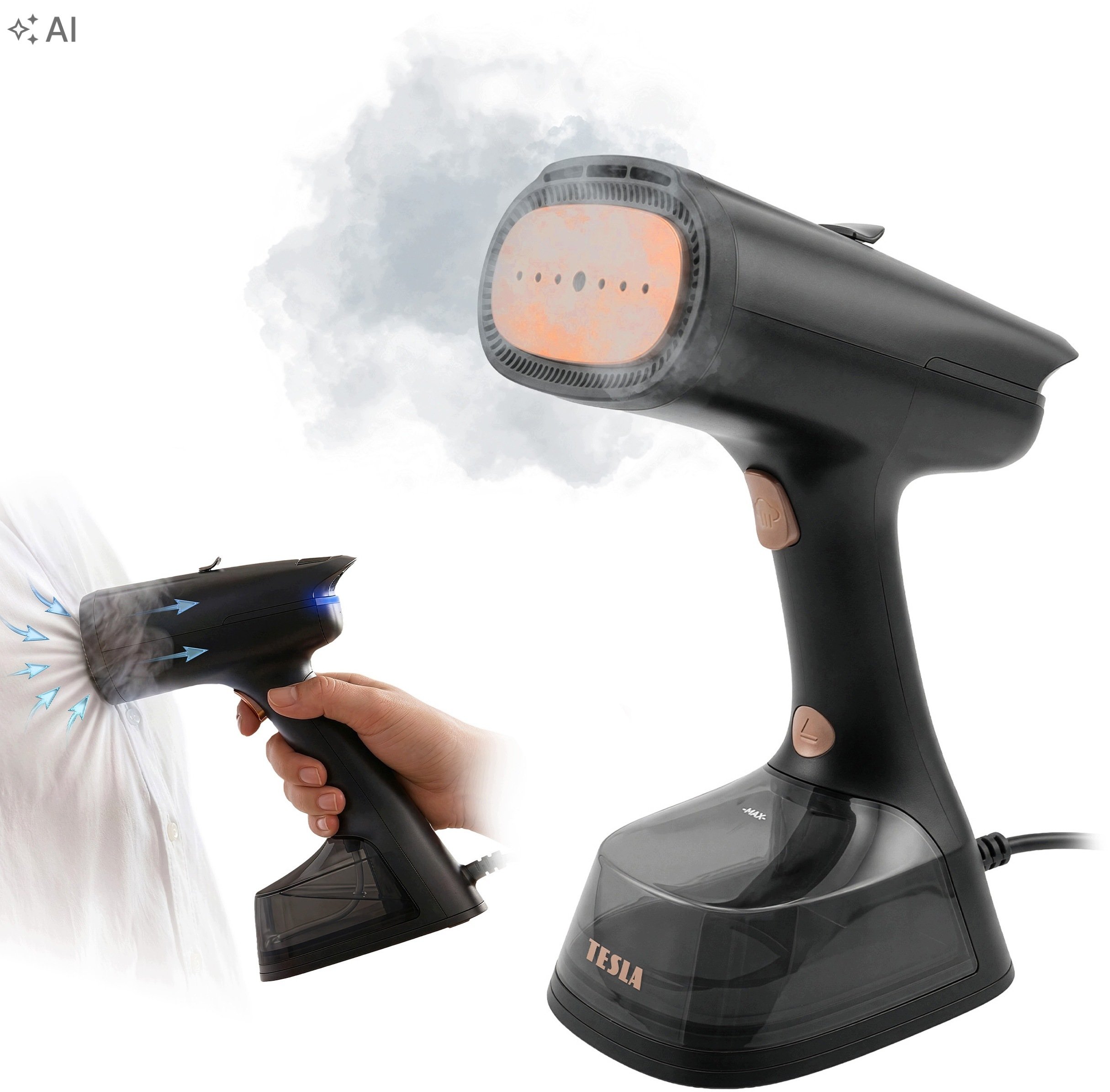Apģērbu tvaicētājs Tesla TESLA AeroGrip Steamer