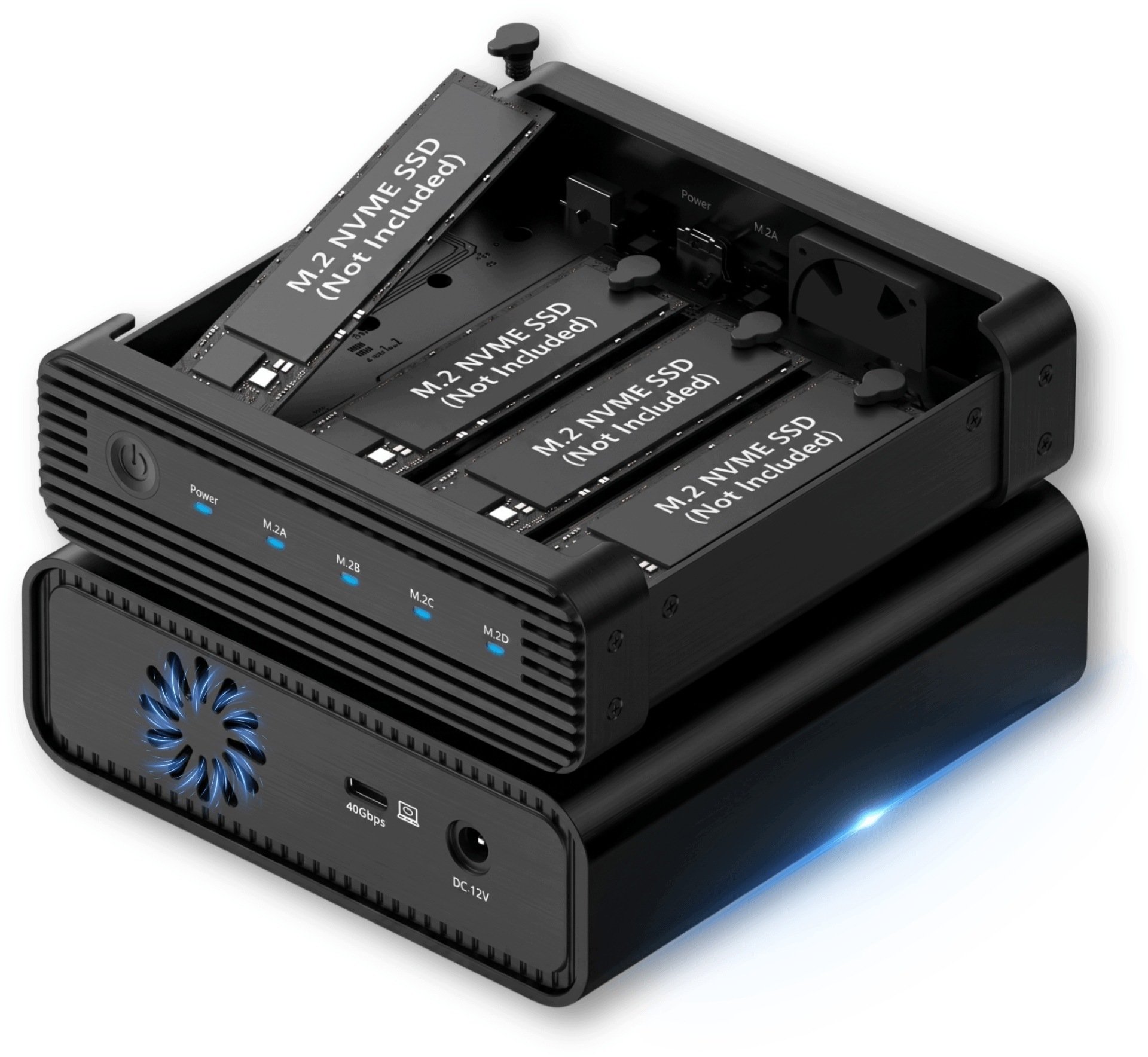 Korpuss Reagle ar nodalījumu 4 SSD