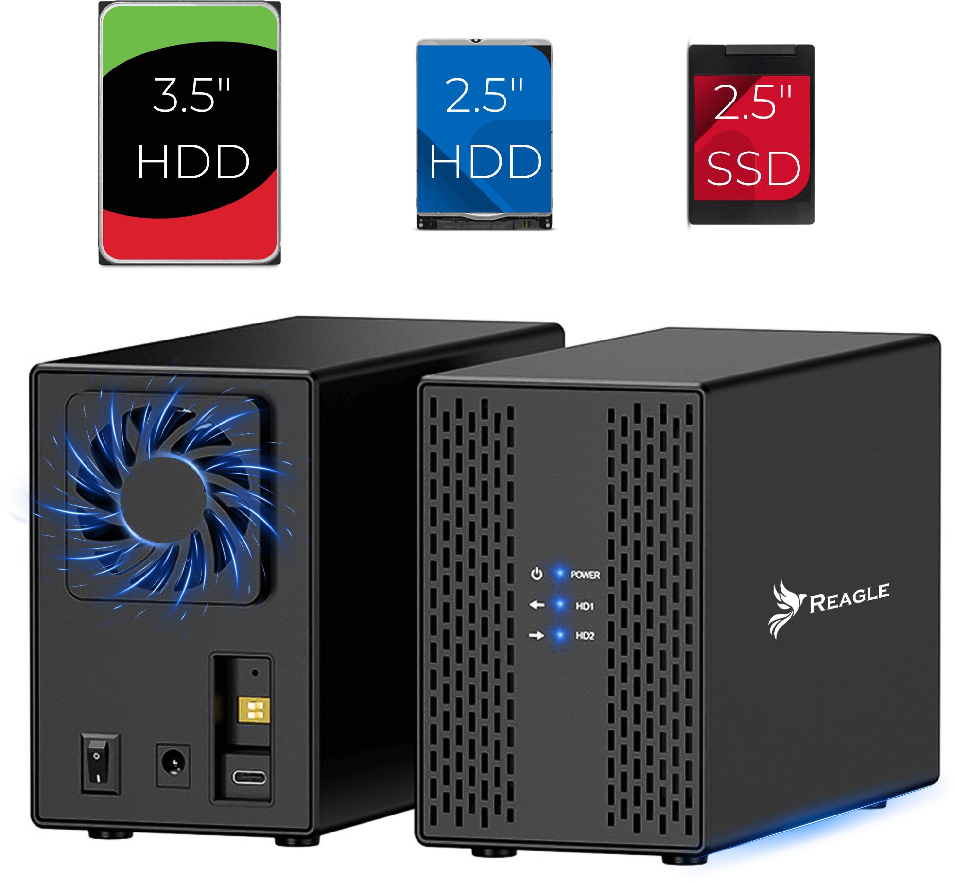 Kieszeń Reagle Obudowa dysku HDD SSD