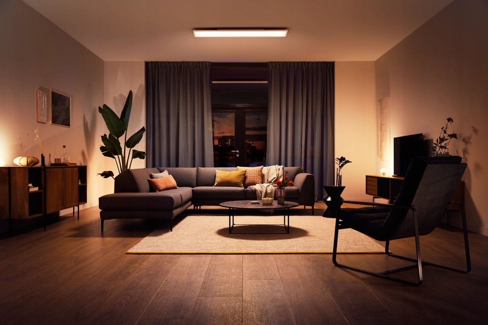 Griestu lampa Signify Philips Hue Aurelle