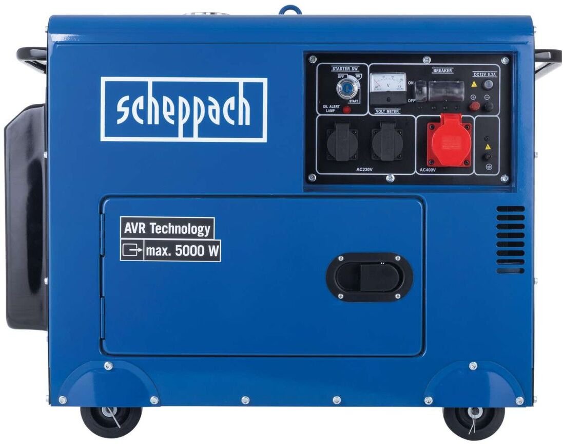 Dīzeļģenerators Scheppach trīsfāžu SG5200D | 4046664300953