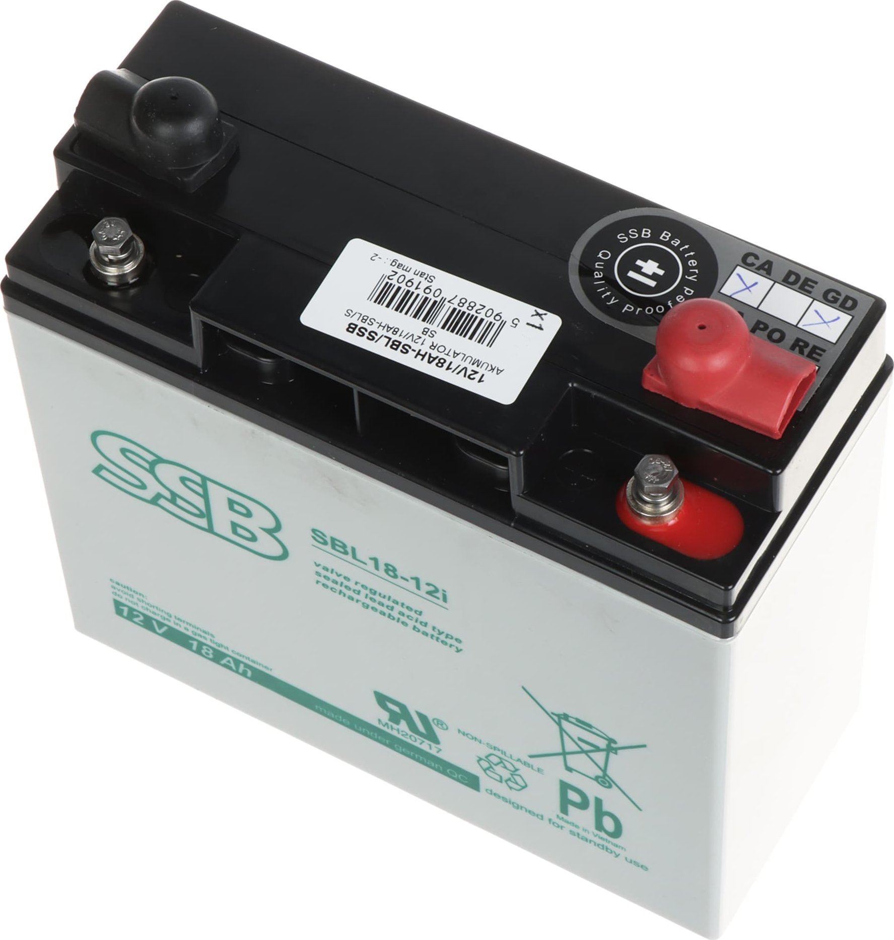Akumulators Graphite 12V/18AH-SBL/SSB | 12V/18AH-SBL/SSB |