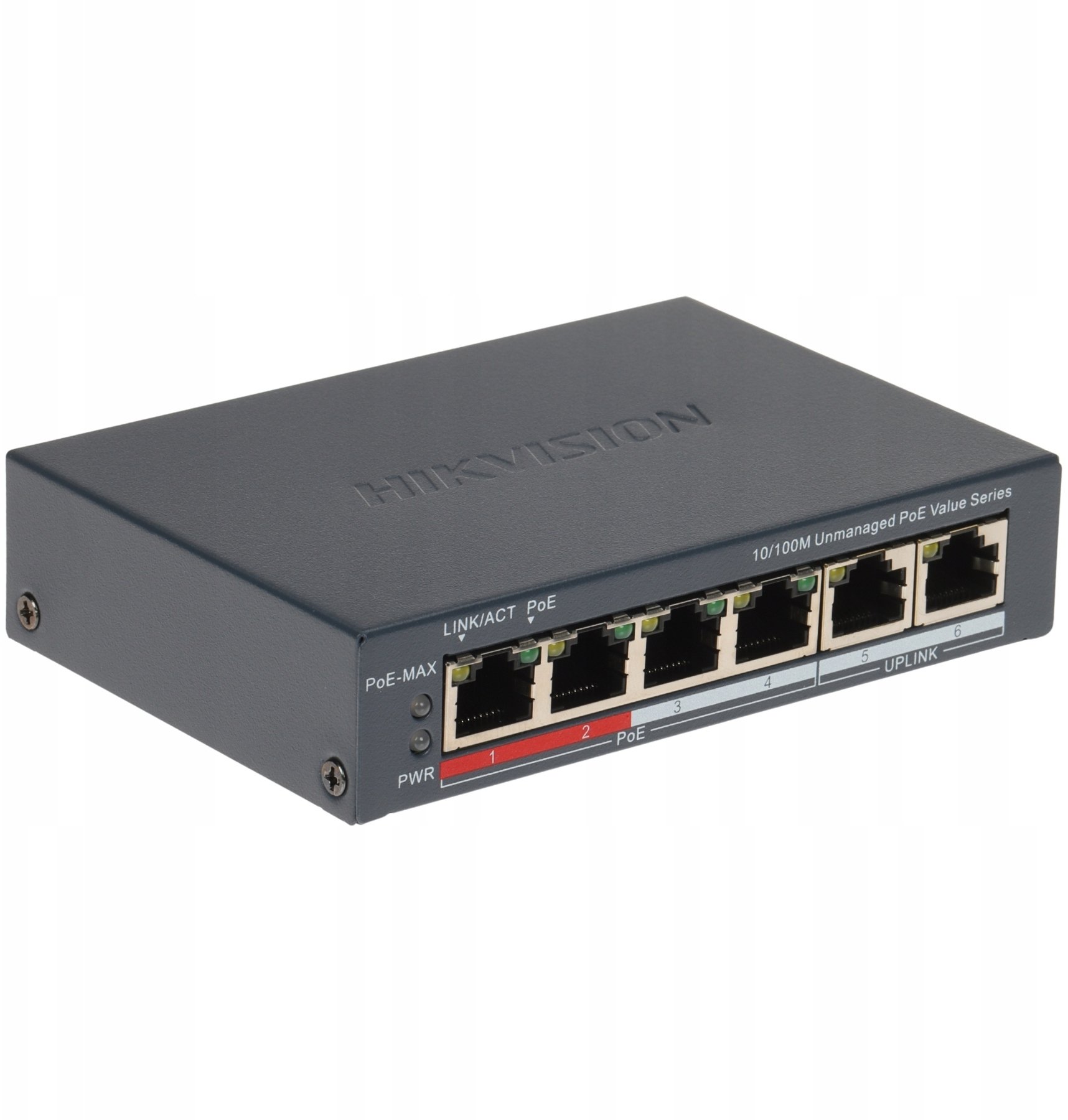 Slēdzis Hikvision Switch DS-3E0106P-E/M(B) | DS-3E0106P-E/M(B)