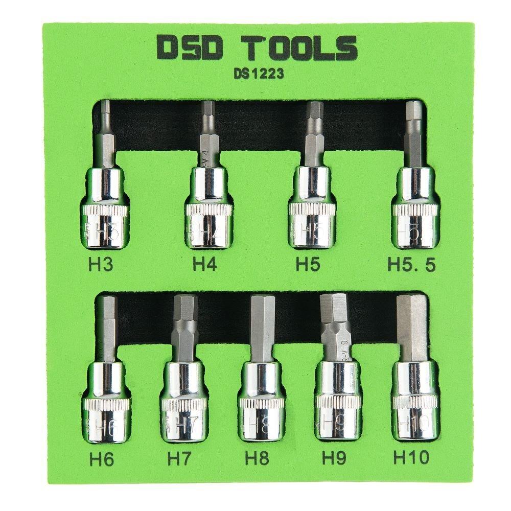 DSDTOOLS 3/8" SEŠSTŪRU "HEX"