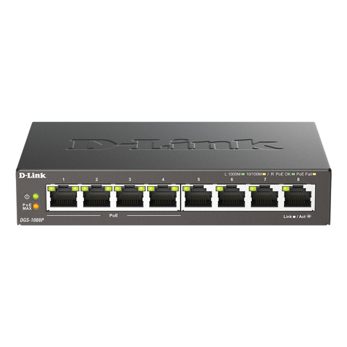 D-Link DGS-1008P | DGS-1008P/E | 0790069344176