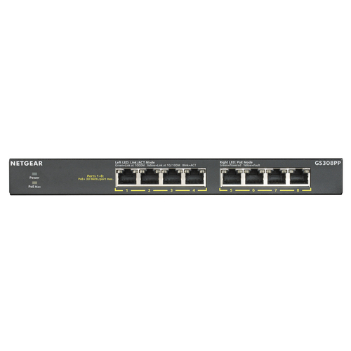 Slēdzis NETGEAR GS308PP-100EUS | GS308PP-100EUS |