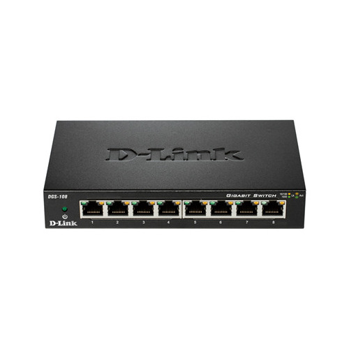 D-Link DGS-108 (Black) | DGS-108/E |