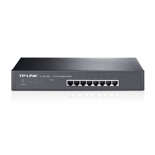 TP-Link SG1008 switch 8x1GbE Desktop/Rack |