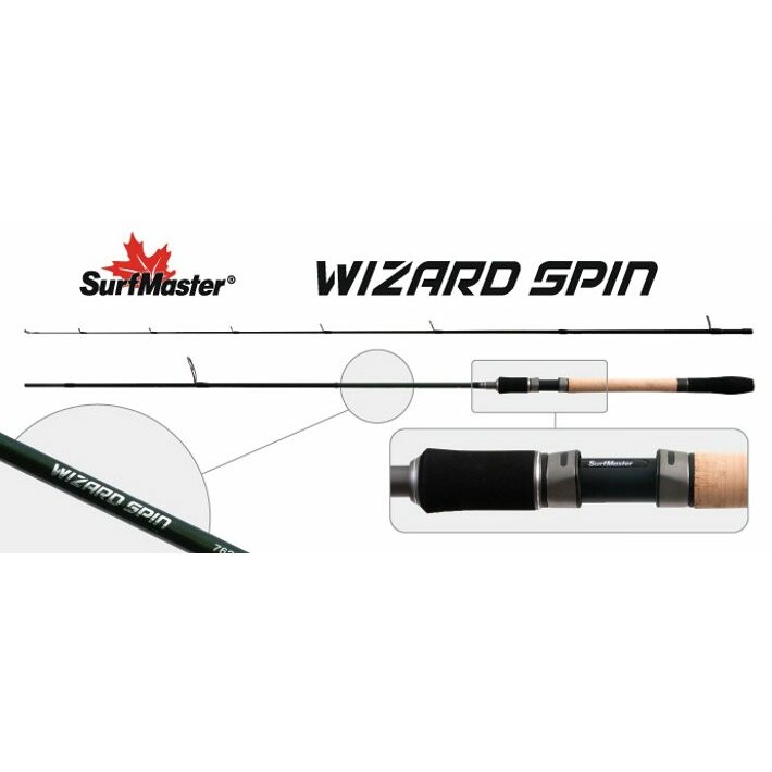 @ Makšķerkāts SURF MASTER «WIZARD Spin