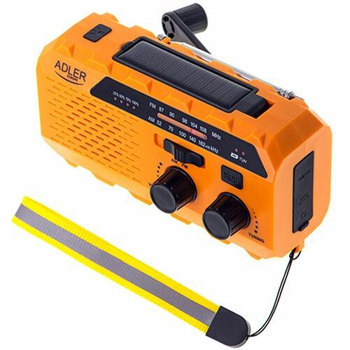 Adler AD 1197 Pārnēsājams radio-lukturis ar
