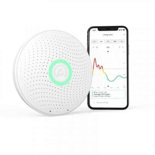 Airthings Wave Plus, sensors gaisa kvalitātei