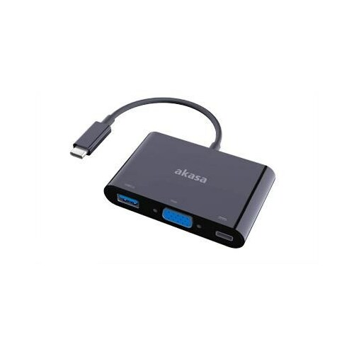 Akasa Type-C uz VGA pārveidotājs ar