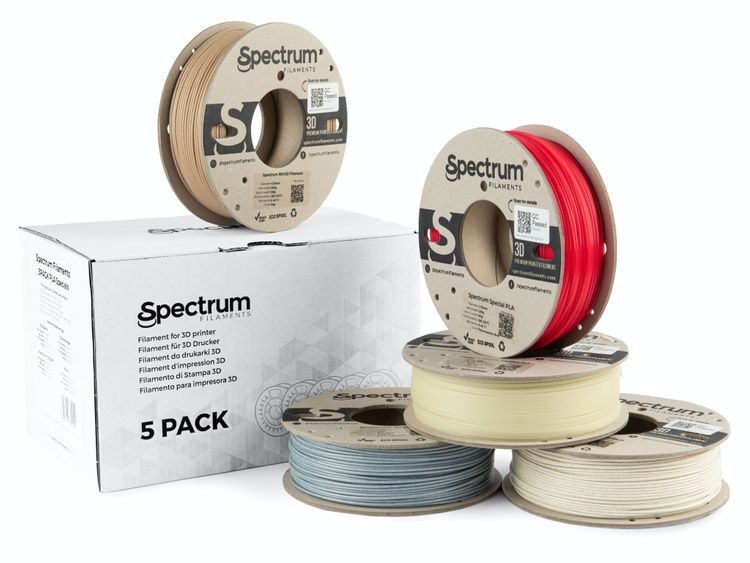 Spectrum PLA pavedienu komplekts 5x250g maisījums