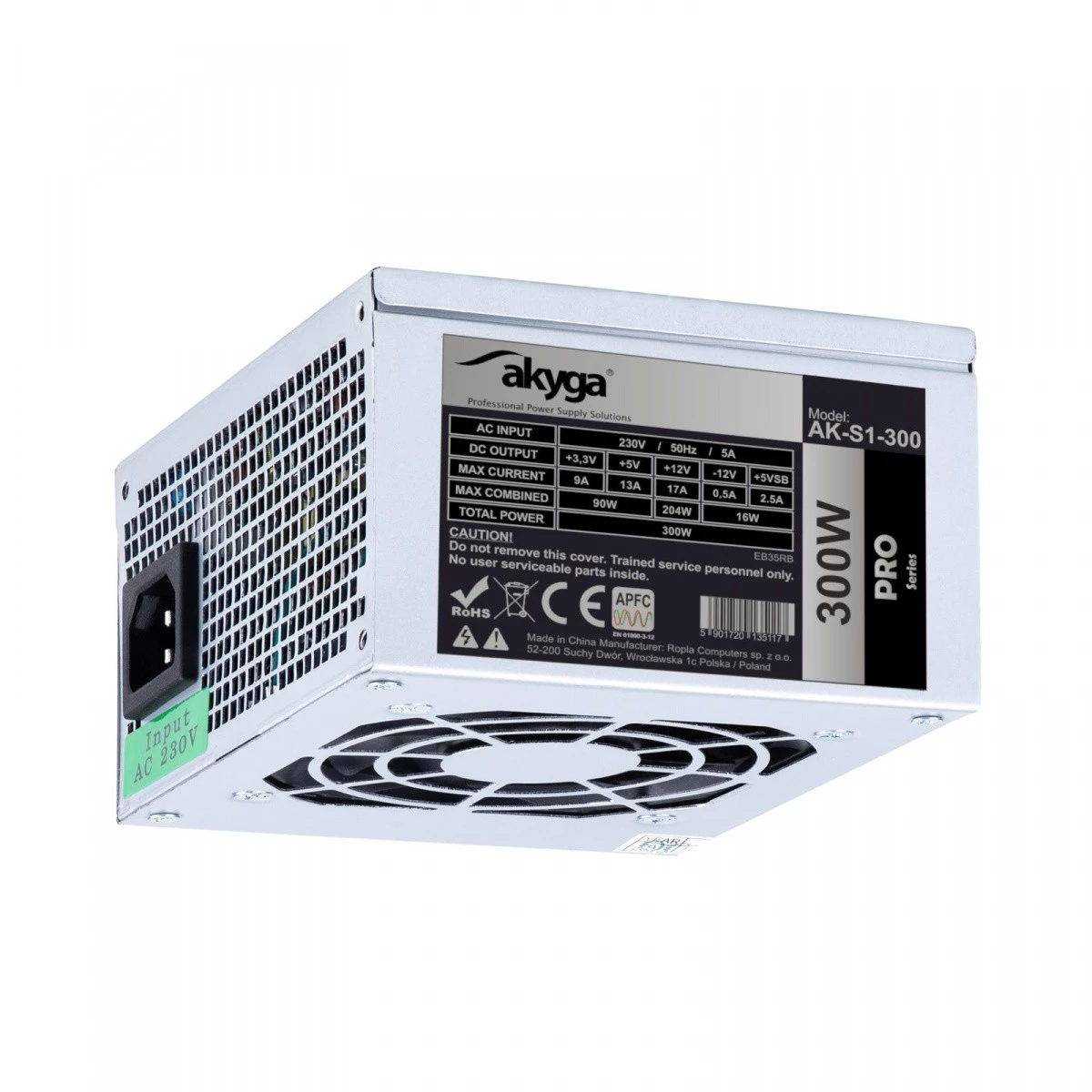 Akyga AK-S1-300 300 W SFX barošanas