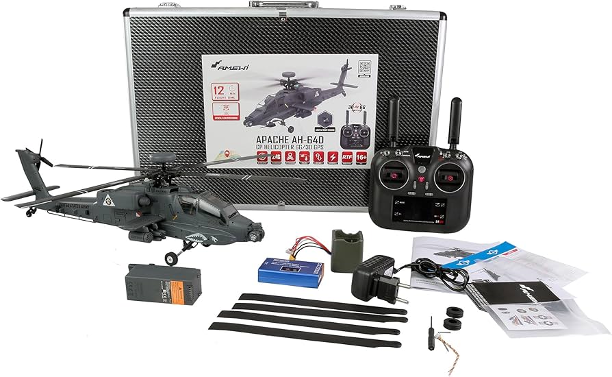 Amewi Apache AH-64D CP Helikopters 6G/3D
