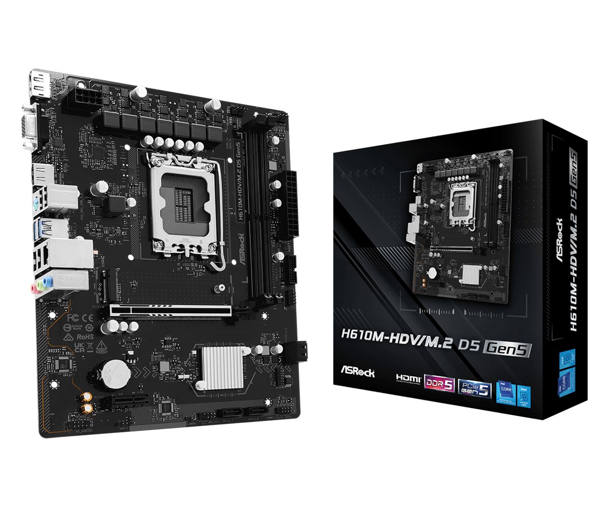 ASRock H610M-HDV/M.2 D5 GEN5    1700