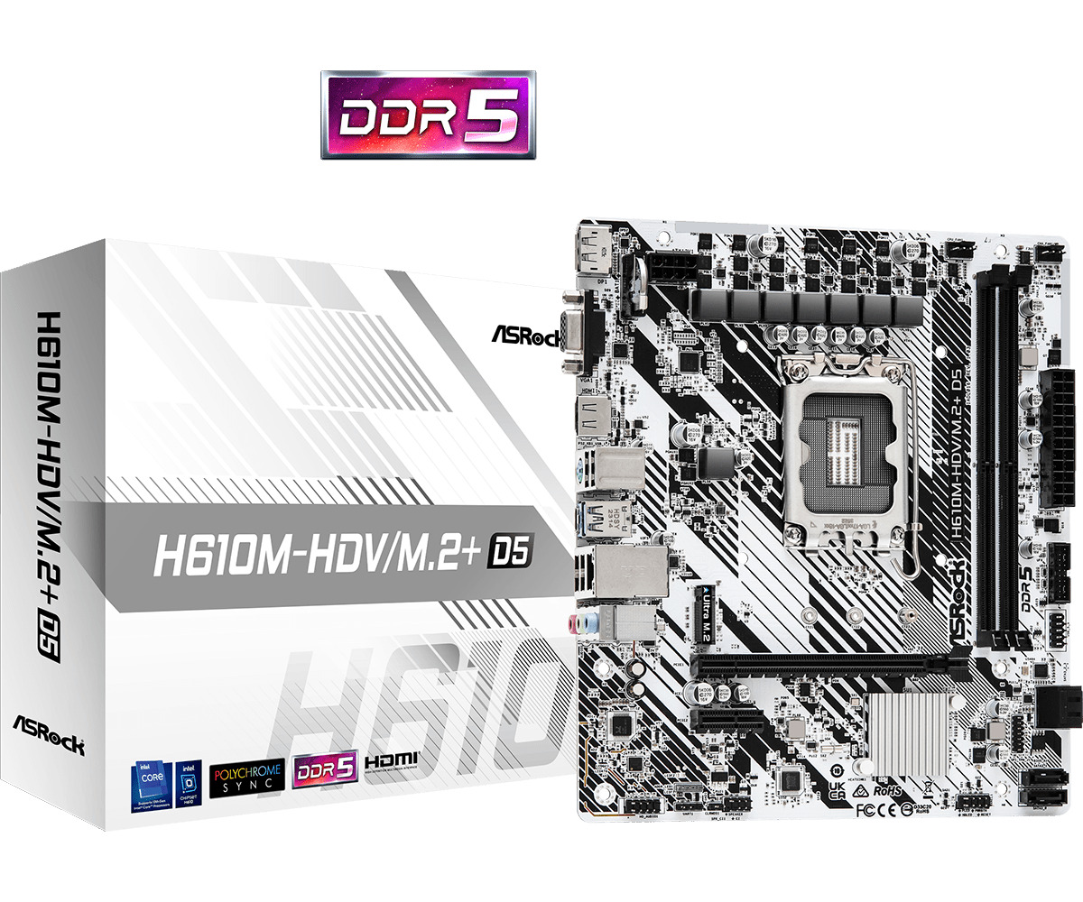 Asrock H610M-HDV/M.2+ D5 Intel H610