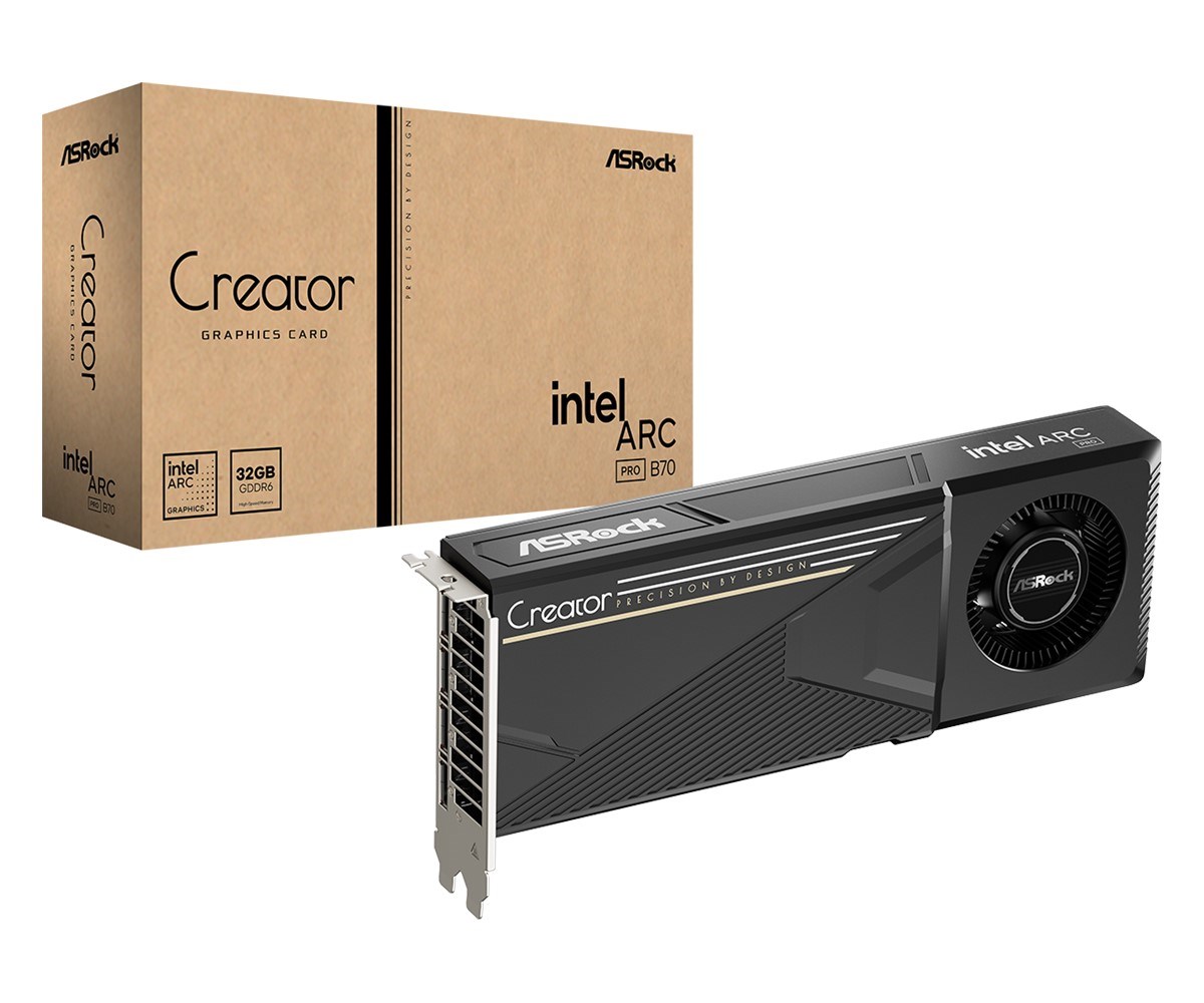 Grafiskā karte ASRock Arc Pro B70