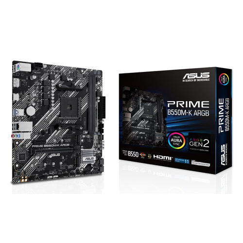 ASUS PRIME B550M-K ARGB AMD B550