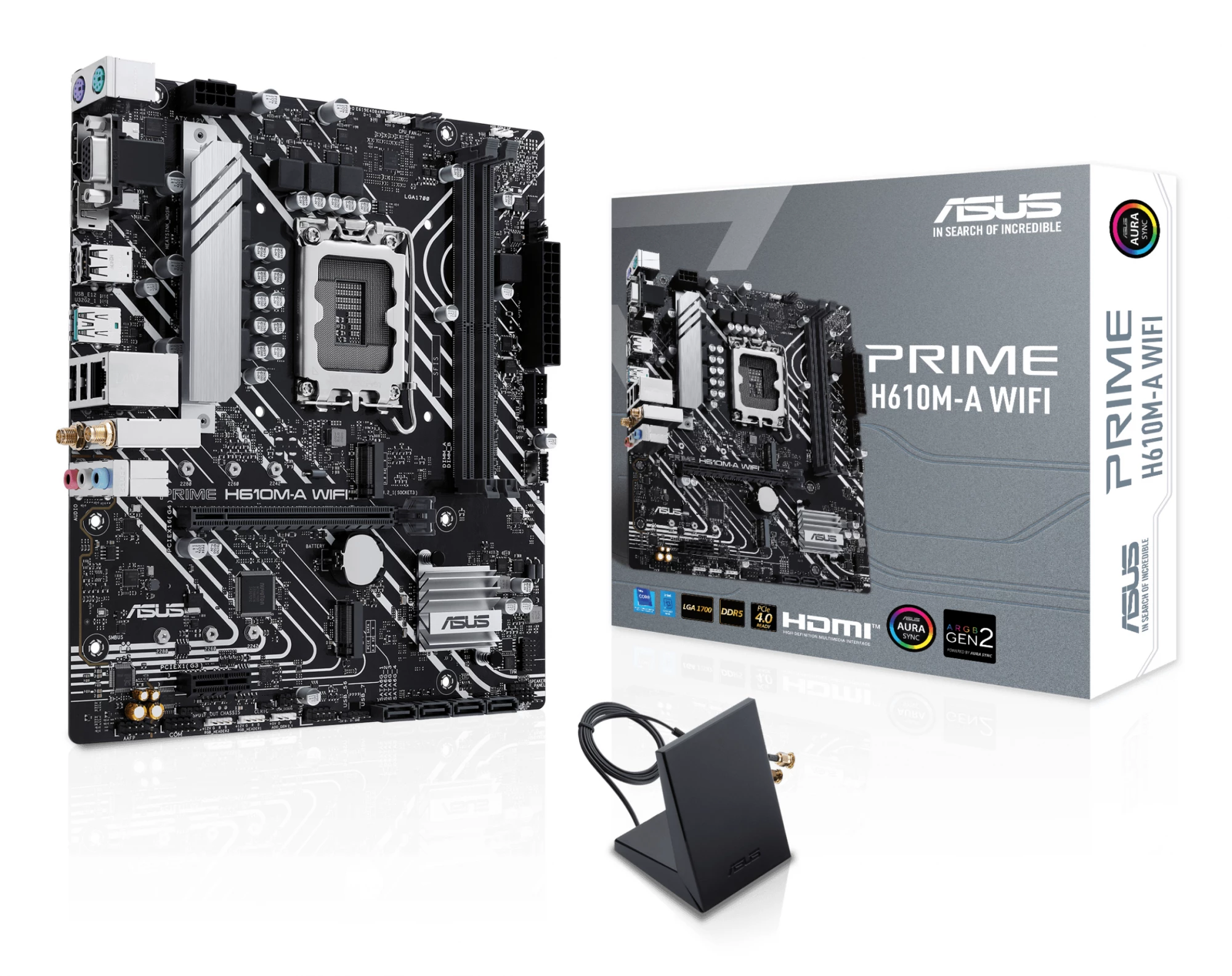 ASUS PRIME H610M-A WIFI/LGA 1700/mATX pamatplate